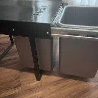 سطل زباله کشویی داخل کابینت دو مخزن|لوازم نظافت|فردیس, فردیس|دیوار