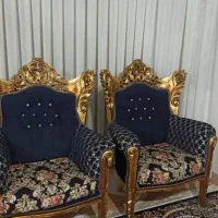 مبل سلطنتی ۹ نفره|مبلمان خانگی و میز عسلی|آبیک, |دیوار