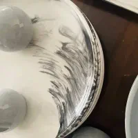 بشقاب ست سینی سرویس برنج خوری|ظروف سرو و پذیرایی|مشهد, طلاب|دیوار