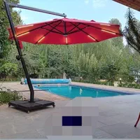 سایبان شیک پارچه برزنتی چتر ویلایی کافی شاپ|خدمات پیشه و مهارت|ری, بازار گل خاوران|دیوار