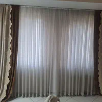 دو عدد شال پرده بسیار شیک و زیبا نو