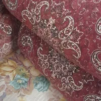 ی جفت پشتی وجفت بالش سنتی|رختخواب، بالش، پتو|کرمان, |دیوار