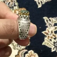 انگشتر نقره سنگ زمرد|جواهرات|نهاوند, |دیوار