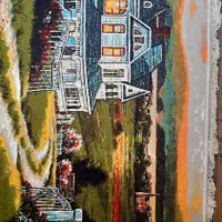 تابلوفرش و دمفرشی یک هدیه ماندگار|تابلو فرش|فولادشهر, ورزشگاه فولادشهر|دیوار