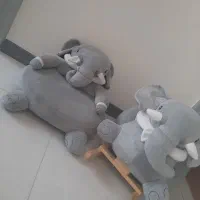 ست  نوزادی کودک طرح فیل طوسی رنگ مناسب دختر و پسر