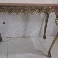 عسلی برنز قدیمی رویه ام دی اف|مبلمان خانگی و میز عسلی|تهران, فلاح|دیوار