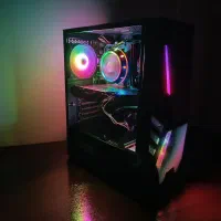 کیس کامپیوتر گیمینگ /نسل۱۰/ گرافیک۸/هاردssdوhdd