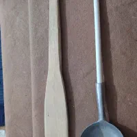 چوب حلیم زنی و ملاقه روحی حلیم بزرگ