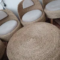 میز و صندلی حصیری