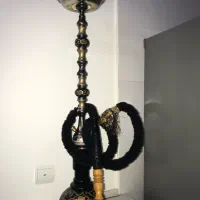 قلیون برنجی دکوری واستفاده روزمره بعلت جابجاییفروش