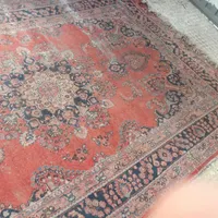 قالی قدیمی کارکرده|فرش|اردکان, |دیوار