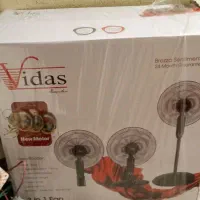 پنکه ویداس پلمپ با کنترل و تایمر ۷.۵ساعته.۳ حالت