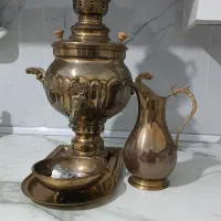 سماور برنزی زغالی