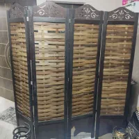پارتیشن چوبی مدل حصیری و تاشو