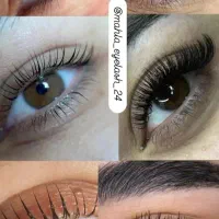 اکستنشن مژه ولیفت ولمینت مژه وابروبابهترین متریال