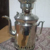 کتری سماور زغالی ارتفاع ۳۰ وزن حدود یکونیم کیلو