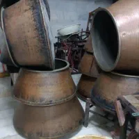خرید وفروش دیگ روحی  مسی  آبکش