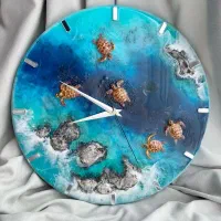 ساعت دیواری چوبی