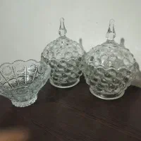 قندان و جا میوه ای