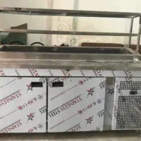لوازم فست فود یخچال تاپینگ هود استیل میز کار فر|کافی‌شاپ و رستوران|گرگان, |دیوار