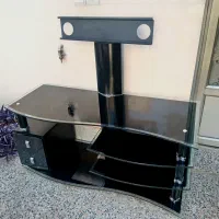 میز تلویزیون شیشه ای