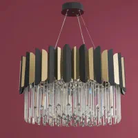 لوستر رایان قطر ۶۰ با ریموت و لاپ led با ضمانت