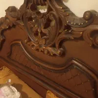 فروش تخت دونفره چوب گردو و محکم|تخت و سرویس خواب|پردیس, فاز ۱|دیوار