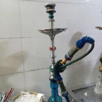 قلیان شمش برنجی فیروزه ای