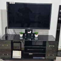 میزتلویزیون وسینمای خانواده۷تیکه|بوفه، ویترین، کنسول|گرگان, |دیوار