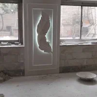 تی وی وال وقاب بندی گچبری