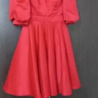 لباس مجلسی مجلسی ساتن مناسب سایز 36.38