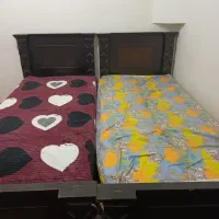 تخت خواب چوبی|تخت و سرویس خواب|مشهد, اروند|دیوار