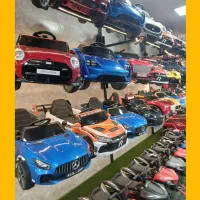 ماشین شارژی ، چراغ جلو و عقب ، واقعی