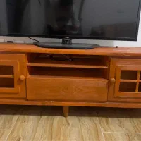 میز تلویزیون تمام چوب نراد