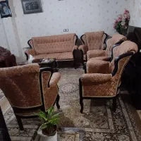 مبل راحتی 7نفره در حد نو|مبلمان خانگی و میز عسلی|لاهیجان, جمهوری|دیوار