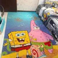 فرش اتاق کودک  باب اسفنجی و پاهریک