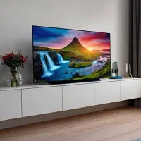 تلوزیون اسنوا ۵۵ اینچ پنل شکسته