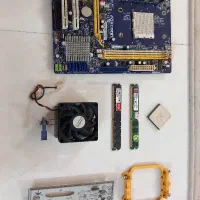 سیستم تقریبا کامل سیپیو پردازنده ۲عدد رم و مادربرد