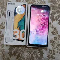 گوشی a30سامسونگ سفید