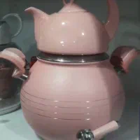 کتری قوری صورتی