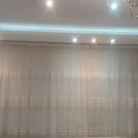 پرده ده متر میباشد ولی باچینش ۵ متر است|پرده، رانر، رومیزی|زنجان, |دیوار