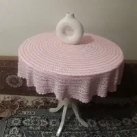 رومیزی بافتنی کار دست