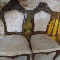 مبل سلطنتی ۹ نفره چوب گردو تمیز|مبلمان خانگی و میز عسلی|اندیشه, اندیشه فاز ۳|دیوار