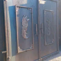 در آهنی درب حیاط حیاطی خانه آهن باغ باغی|مصالح و تجهیزات ساختمان|تربت جام, مولانا|دیوار