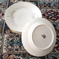 پیش دستی چینی اصل کاشان دور طلایی (آنتیک) ۶ عدد