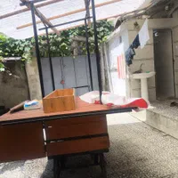 گاری چرخ دار|ابزارآلات|رشت, پل تالشان|دیوار