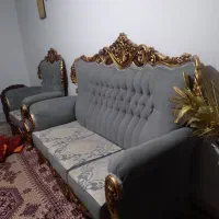مبل سلطنتی ۷نفره سالم نو نوهستن اصلااستفاده نشدن|مبلمان خانگی و میز عسلی|پیشوا, |دیوار