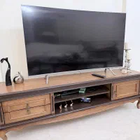 میزتلویزیون چوبی کاملا نو