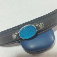 دستبند چرم و نقره