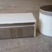 جانونی،جا ادویه،سطل قند همگی استیل|ظروف نگهدارنده، پلاستیکی، یکبارمصرف|مشهد, فرهنگ|دیوار